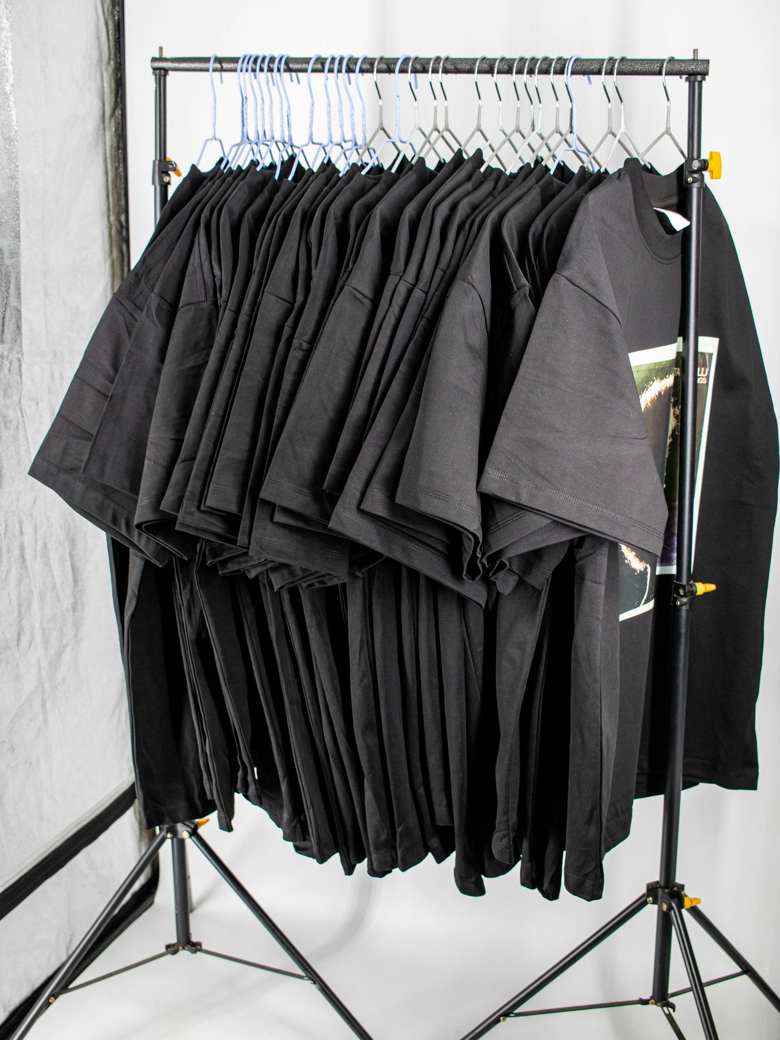 Selection of apparel brands ready for custom embroidery